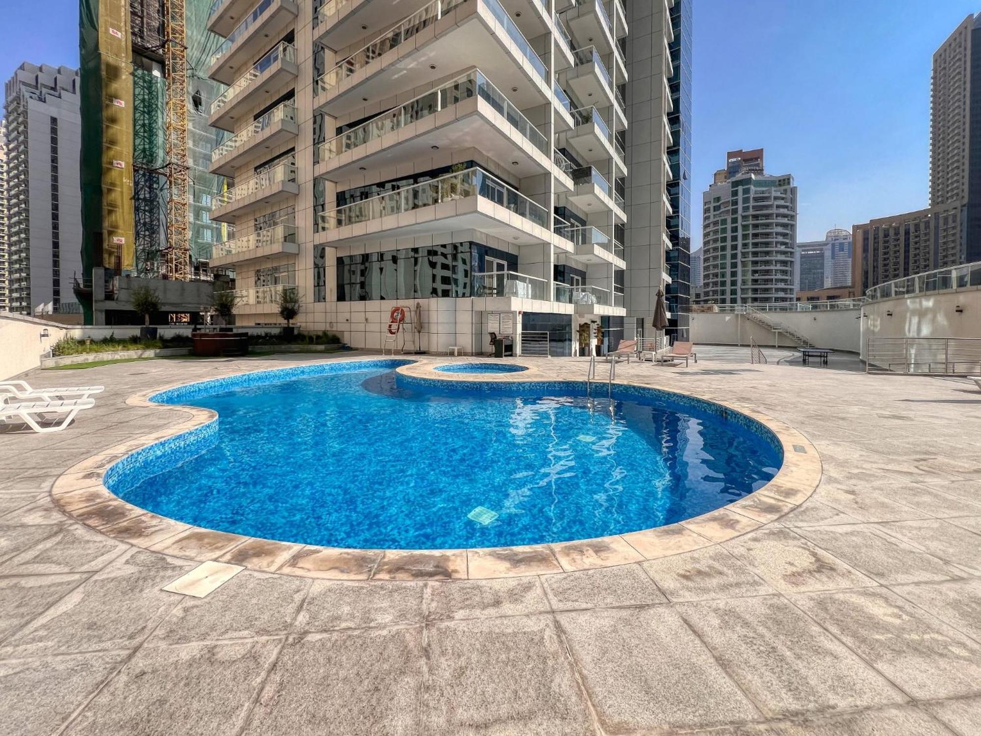Spacious 1Br With Full Marina View Dubai Exterior foto
